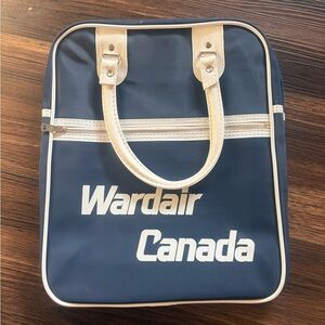 New vintage Wardair Canada tote luggage bag